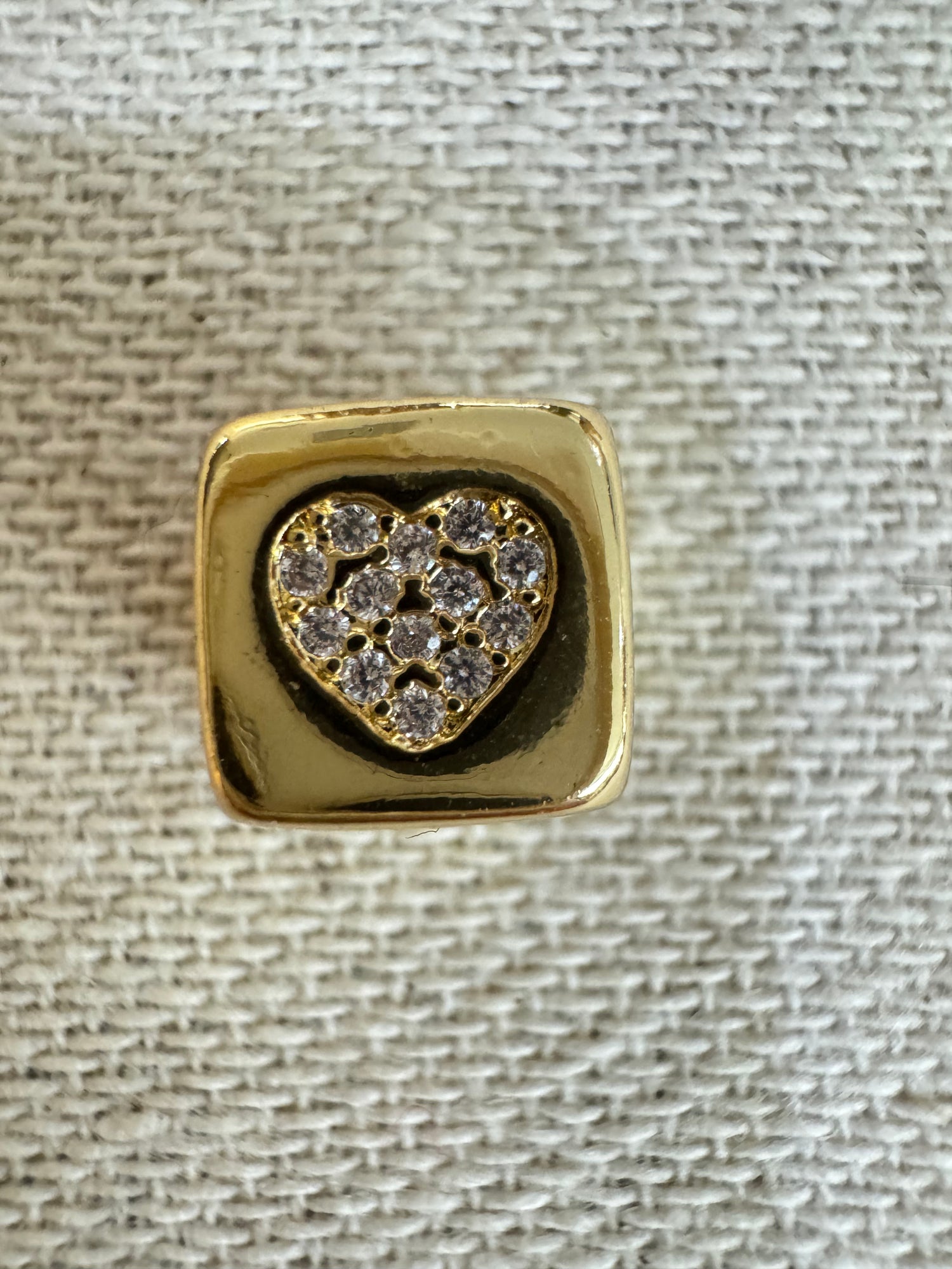 Heart Cube Bead