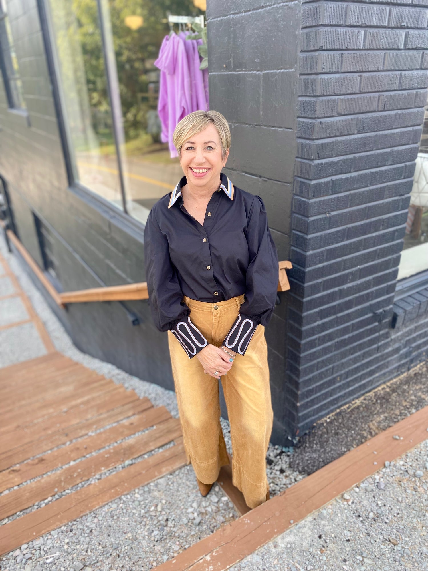 Doing It Right Swirl Top