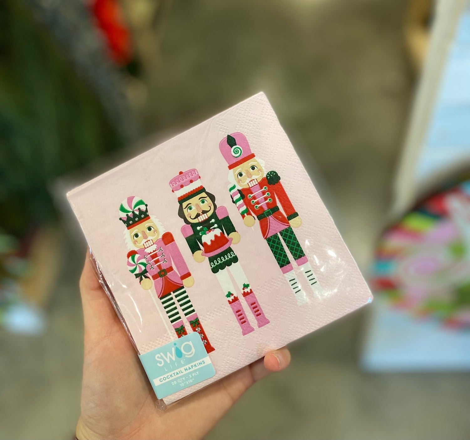 Sugar Plum Soldiers Cocktail Napkins