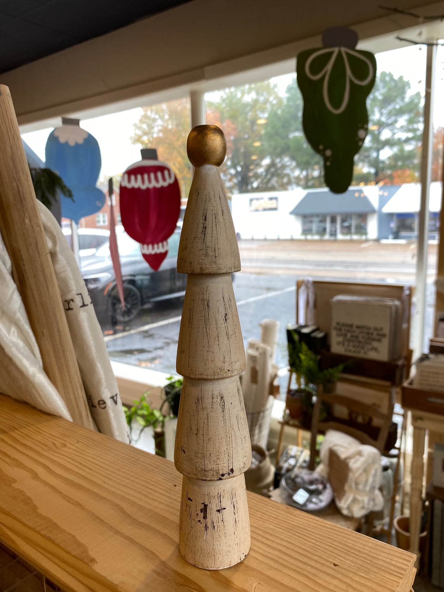 Wooden Trees Distressed