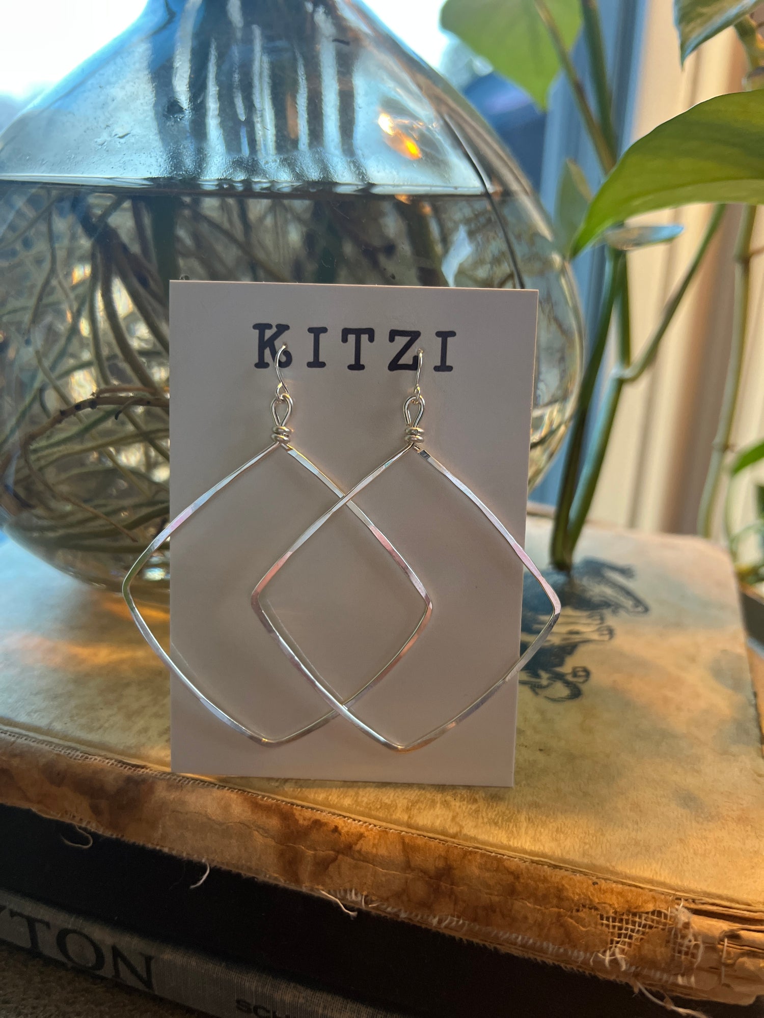 Square Matte Earring