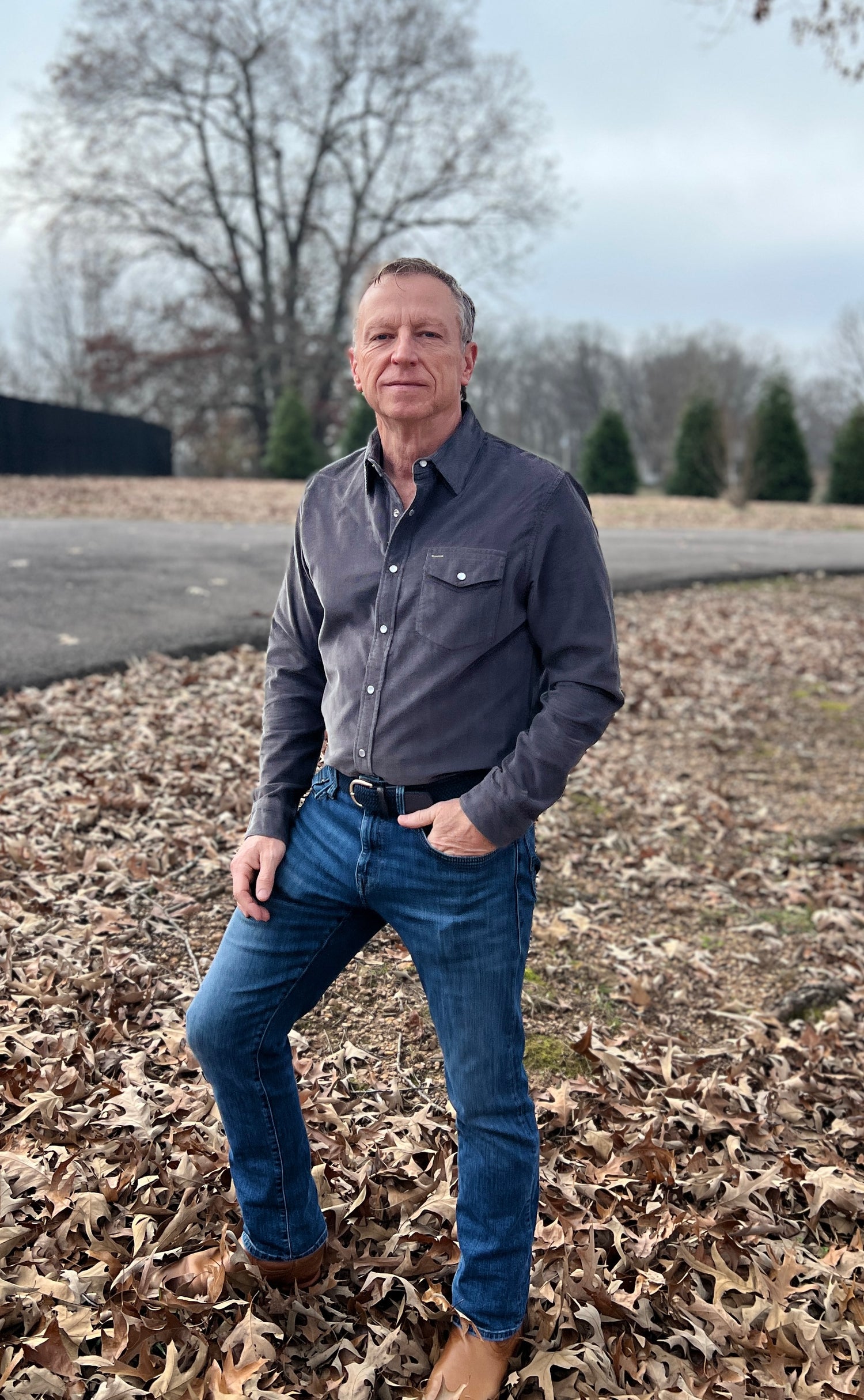 Corduroy Pearl Snap Shirt