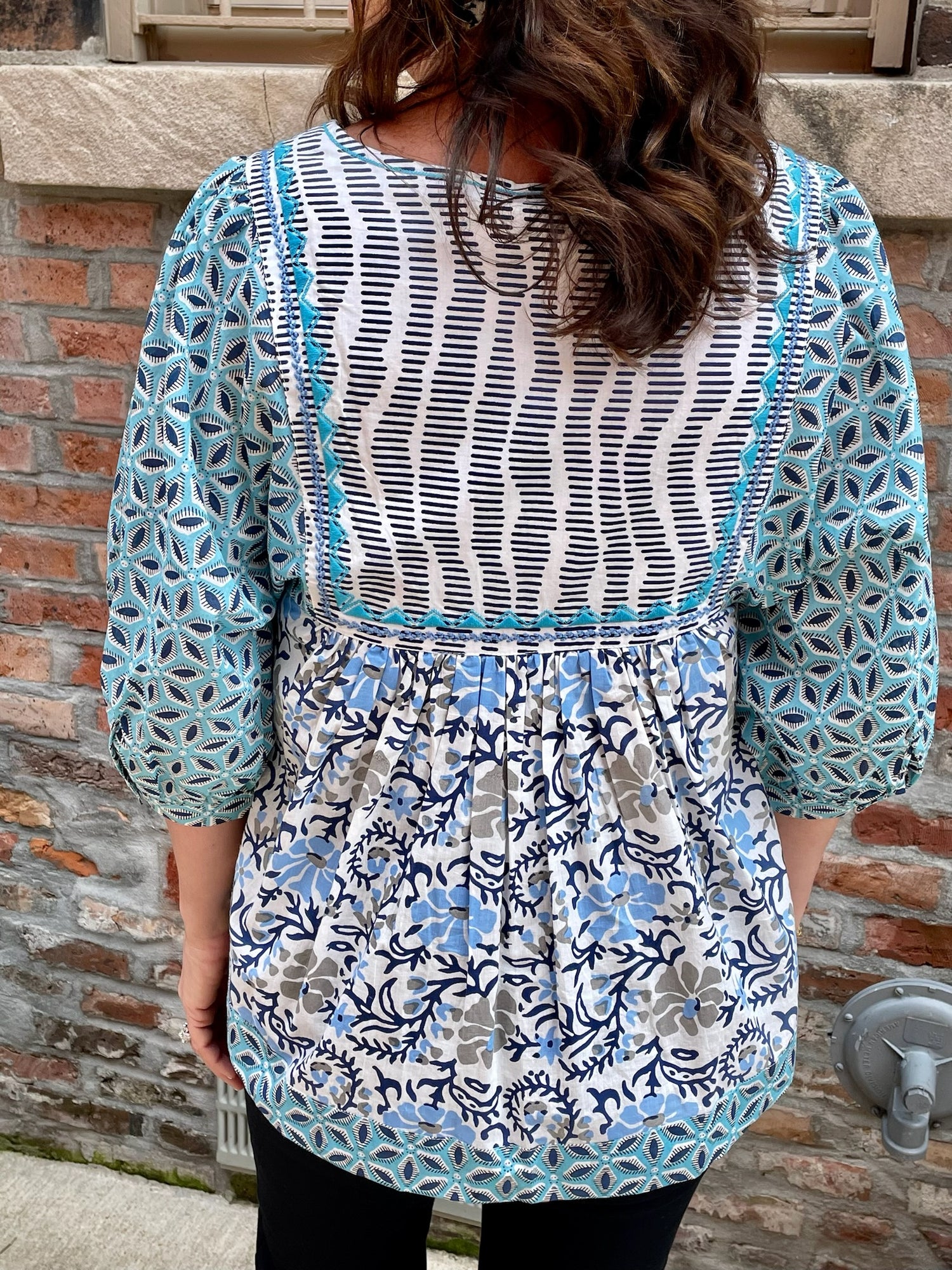 Ivy Jane Multi Blues Top