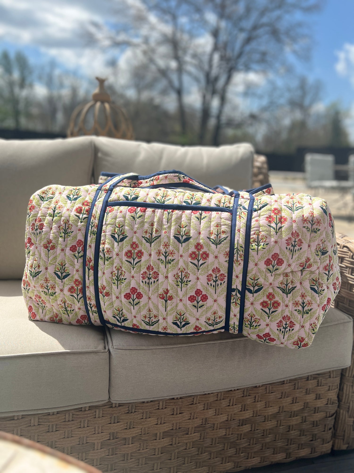 Quilted Duffle Bag XL