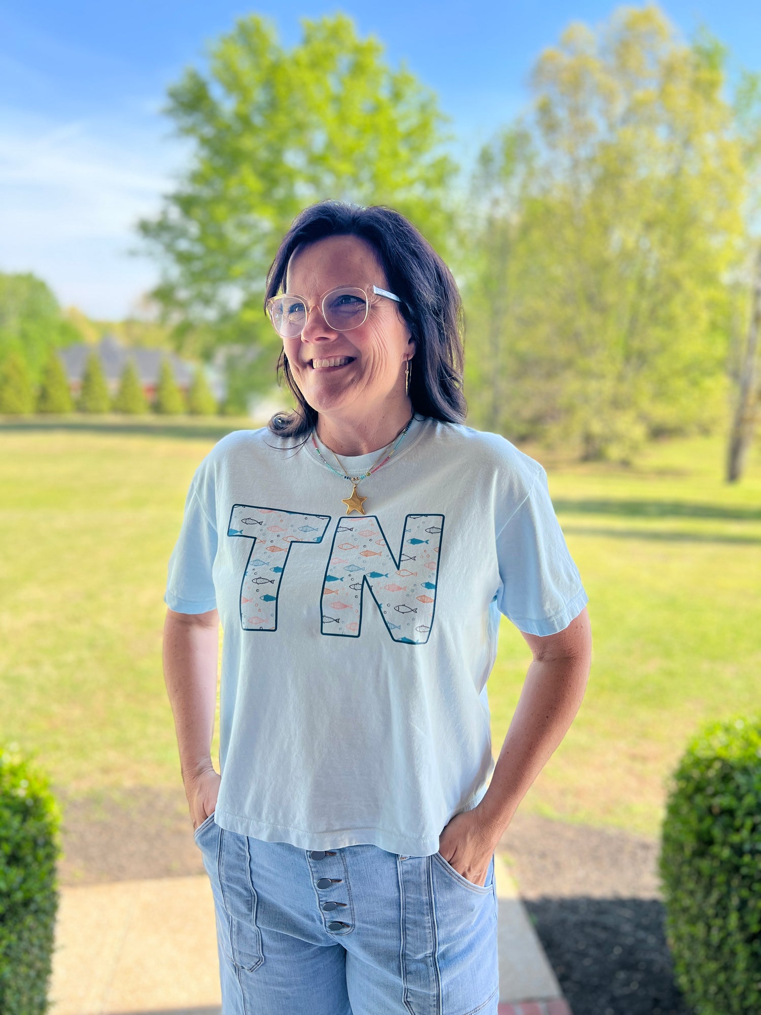 Tennessee Fishies Midi Tee