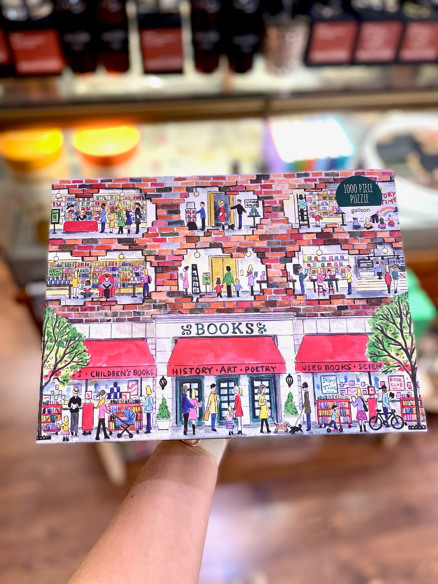 A Day At The Bookstore 1000 Piece Puzzle