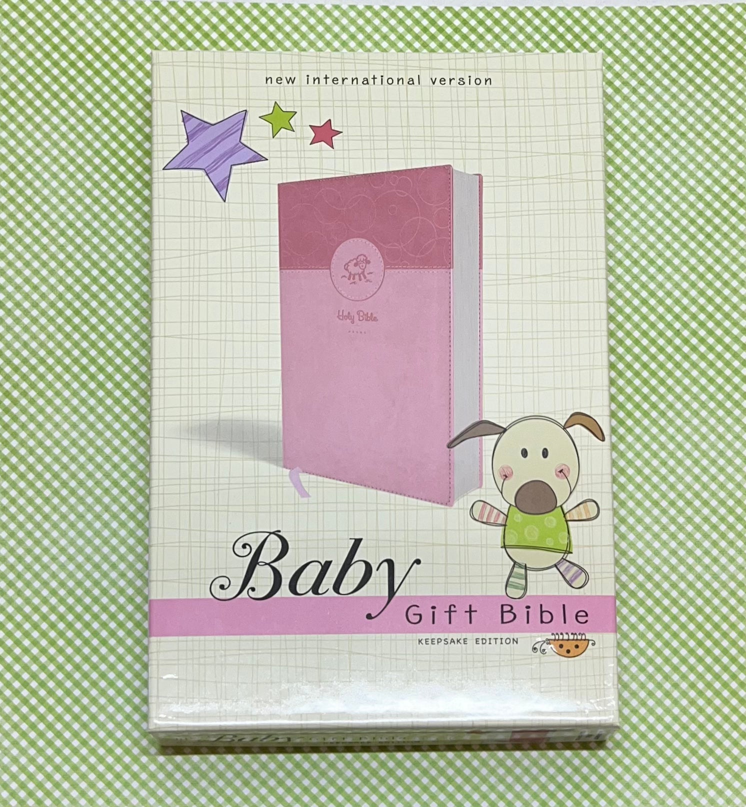 Baby Gift Bible NIV Pink