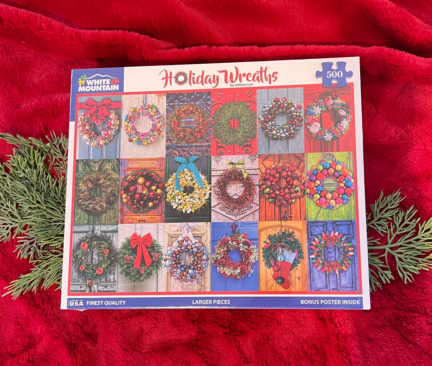 Holiday Wreaths Puzzle