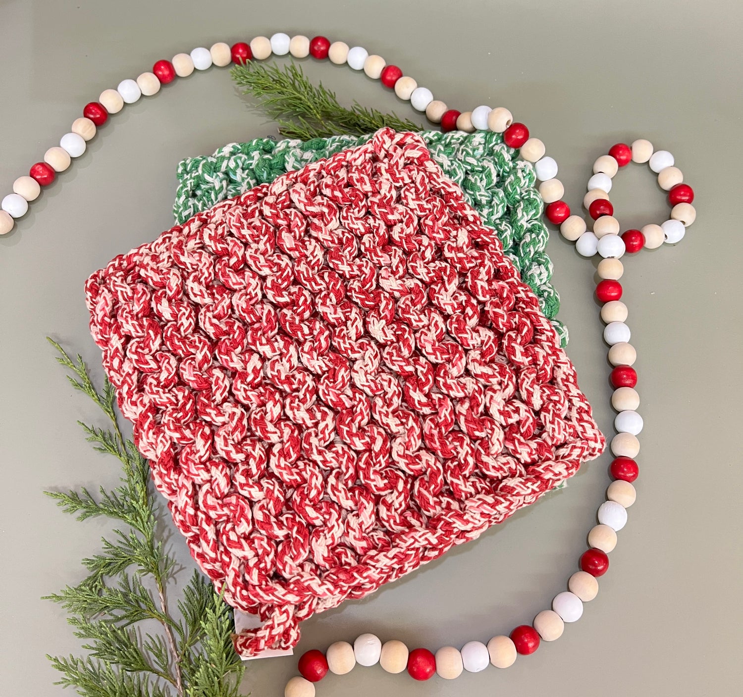 Crocheted Pot Holder Holiday