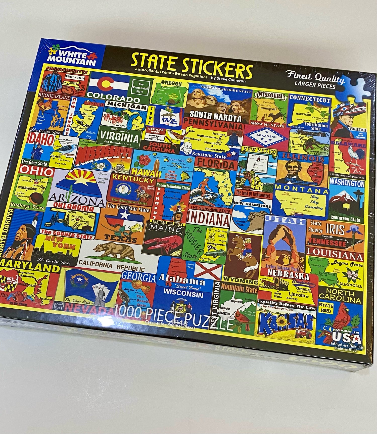 State Stickers Puzzle WM