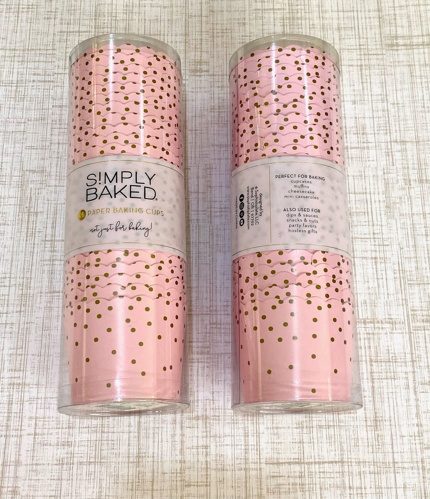 Paper Cup Pink Confetti Gold CSM-140