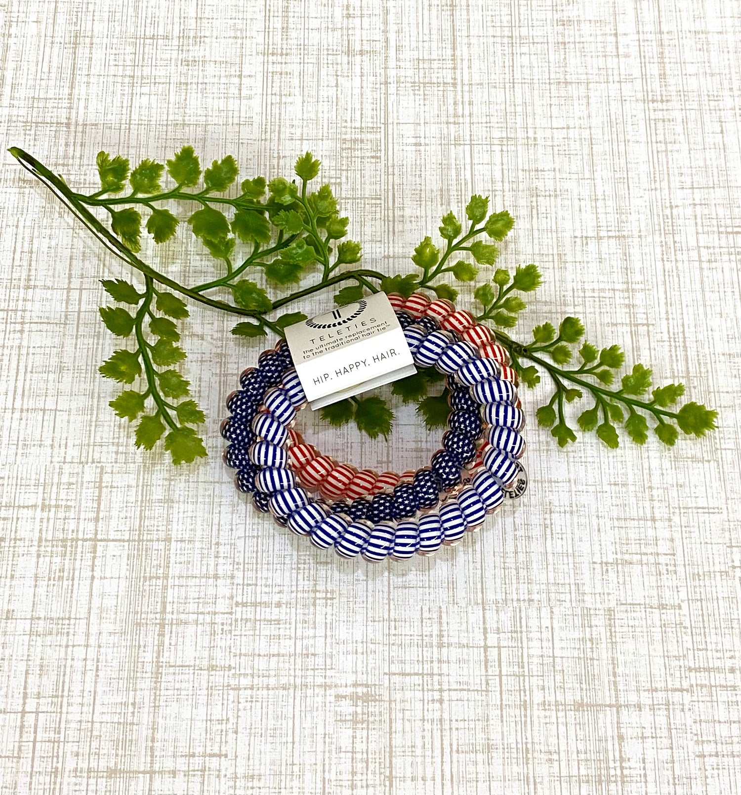 Bold and Blue-tiful Large Hair Ties Teleties