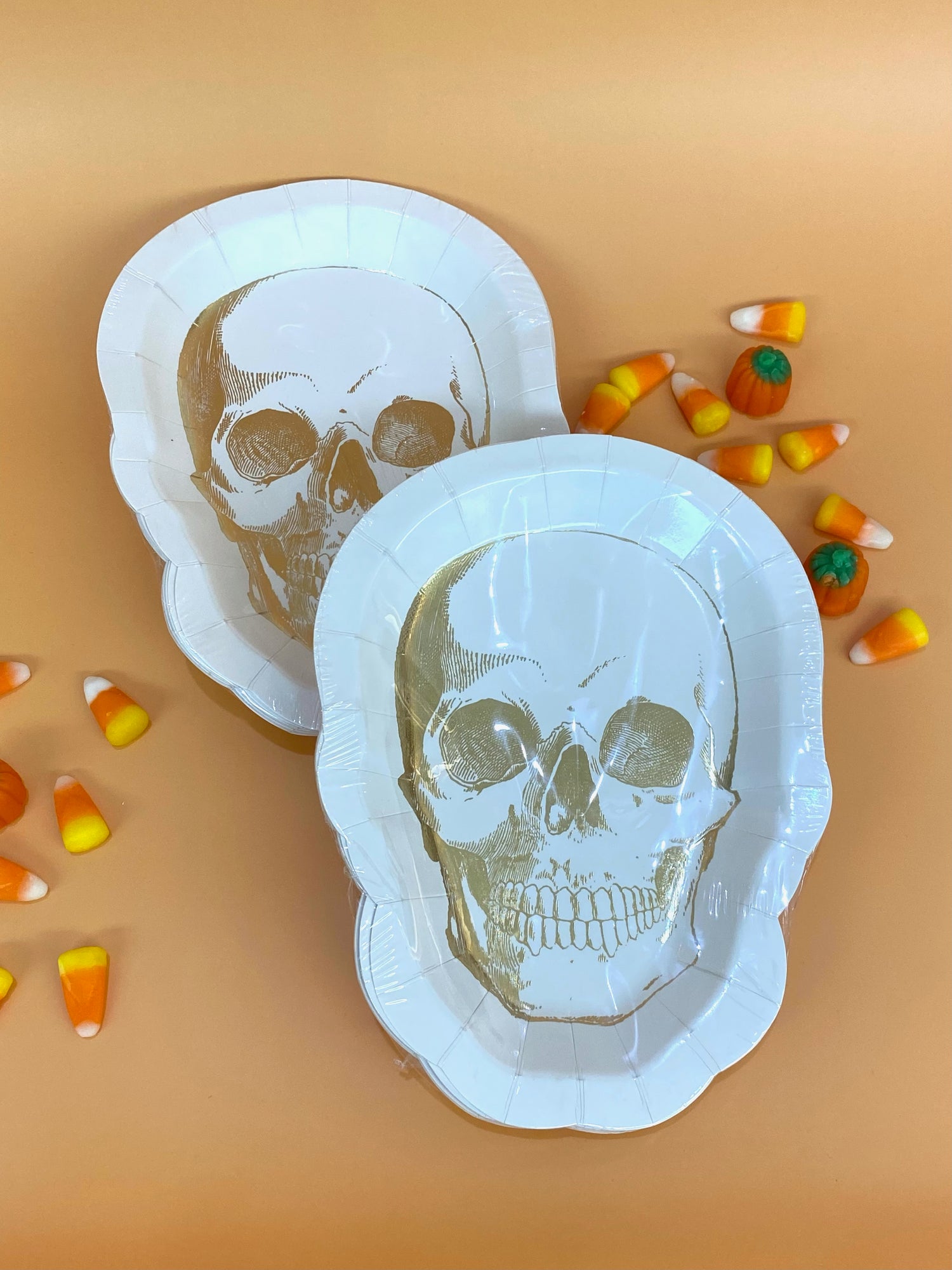 Plate Paper Skull