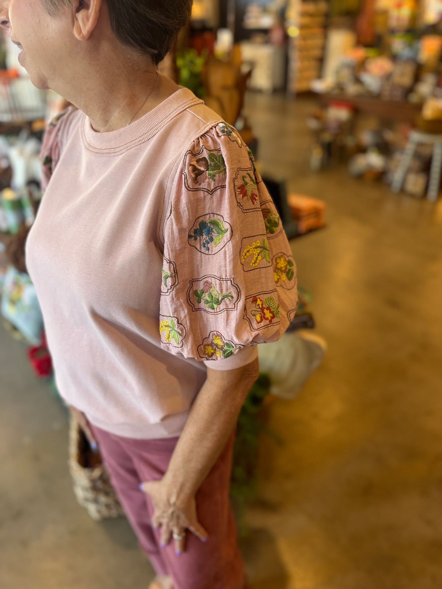 Dusty Rose Pop Top