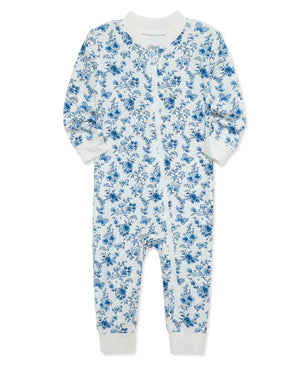 Blue Garden 4pc PJ Set