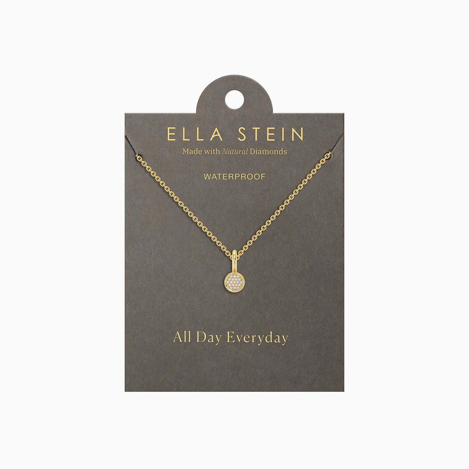 Small Circle Pendant Necklace
