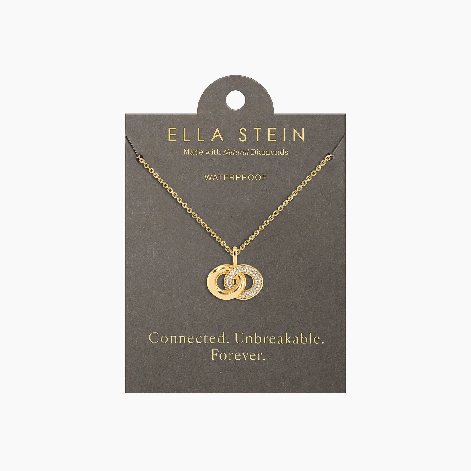 Entwined Discs Pendant Necklace
