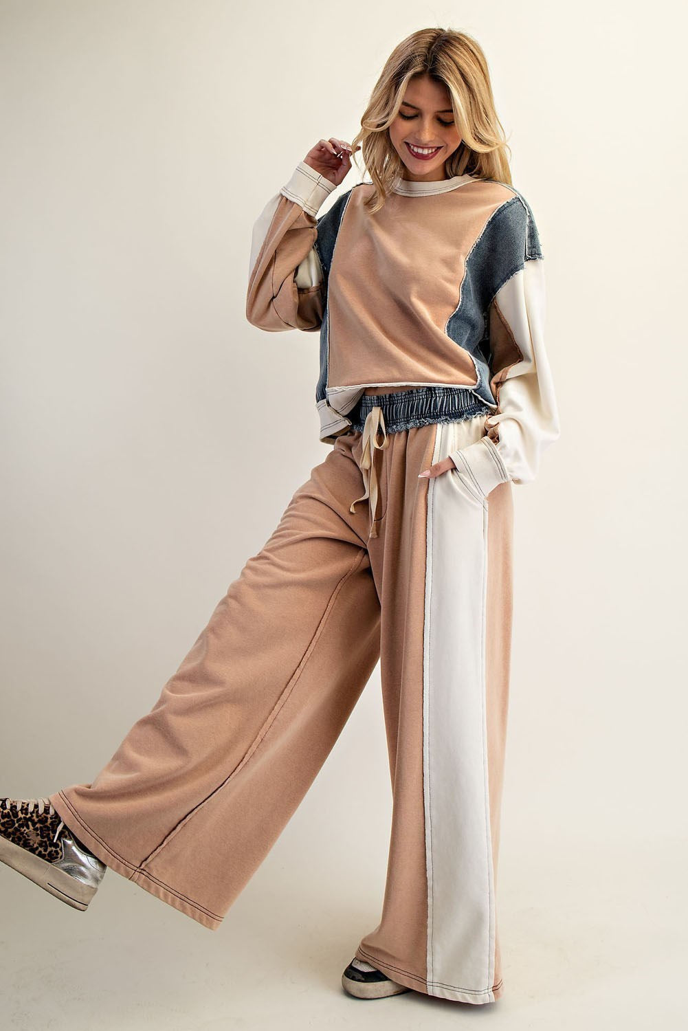 Color Block Pants