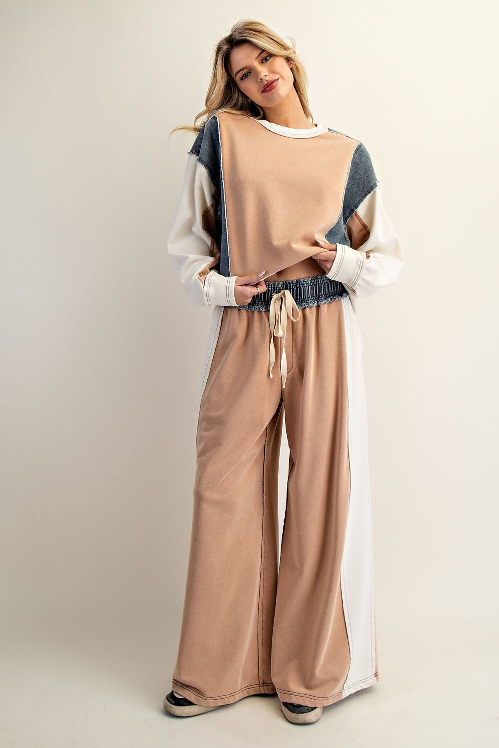 Color Block Pants