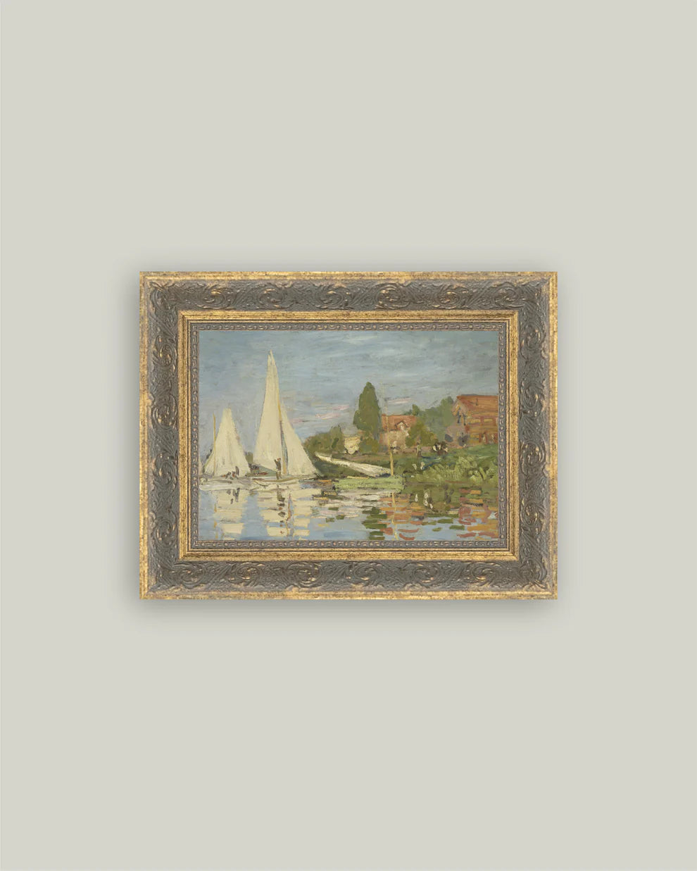Regatta at Argenteuil Framed Art