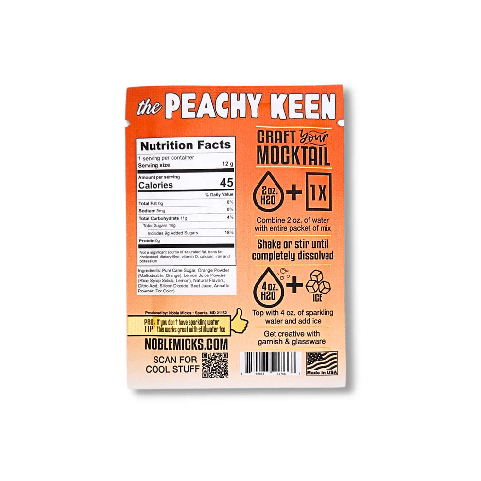 The Peachy Keen Mocktail Mix