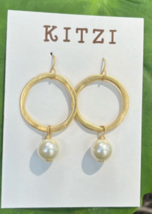 Kitzi Pearl Drop Earring
