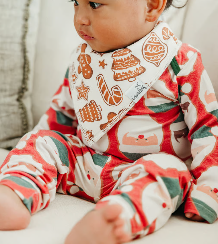 Gingerbread Bandana Bibs