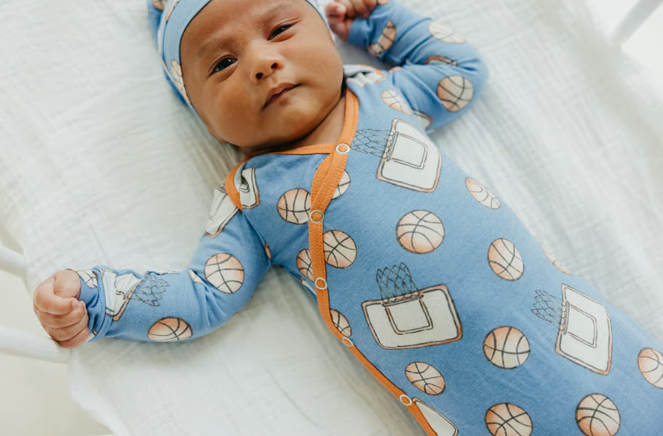 Dunk Newborn Knotted Gown