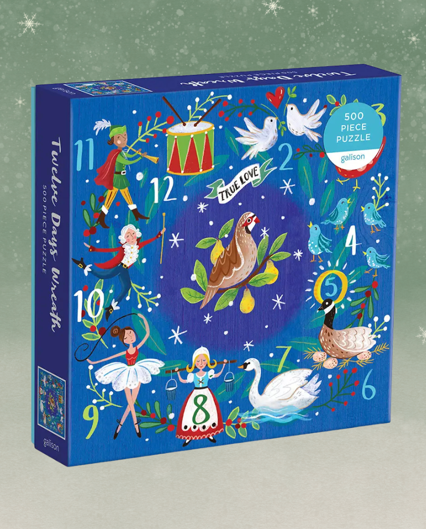 12 Days of Christmas Wreath 500 Piece Puzzle
