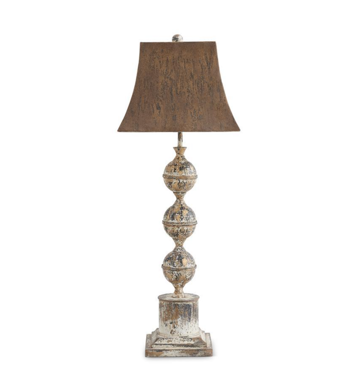 Rustic Square Shade Lamp