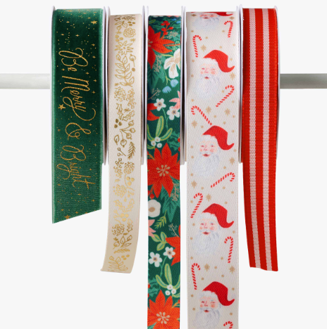 Be Merry + Bright Holiday Ribbon Set