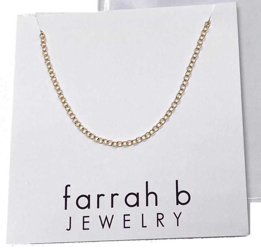 Dainty Gold Filled Necklace Chain