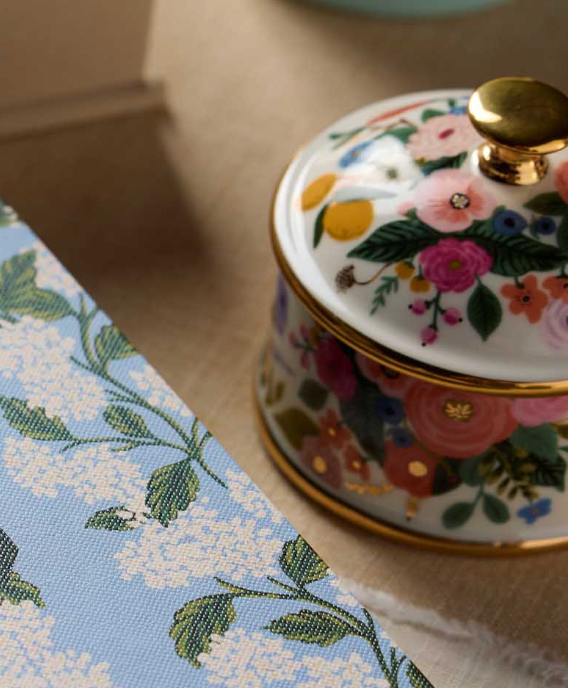 Rifle Paper Co : Round Porcelain Box