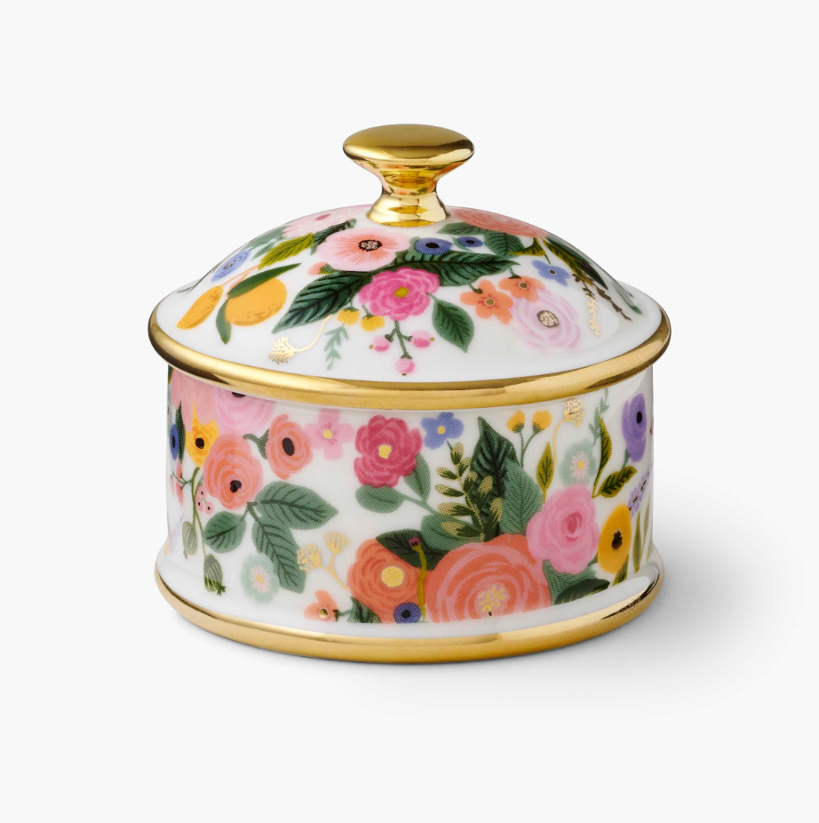 Rifle Paper Co : Round Porcelain Box