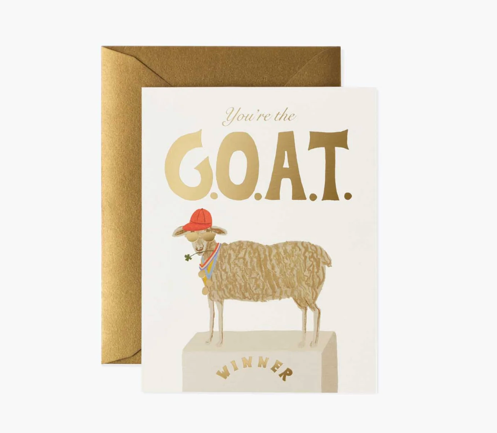 G.O.A.T. Card