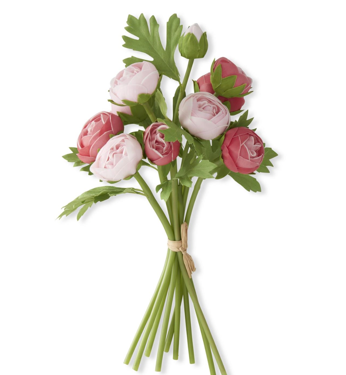 Pink Mini Ranunculus Bundle : 10 Stems