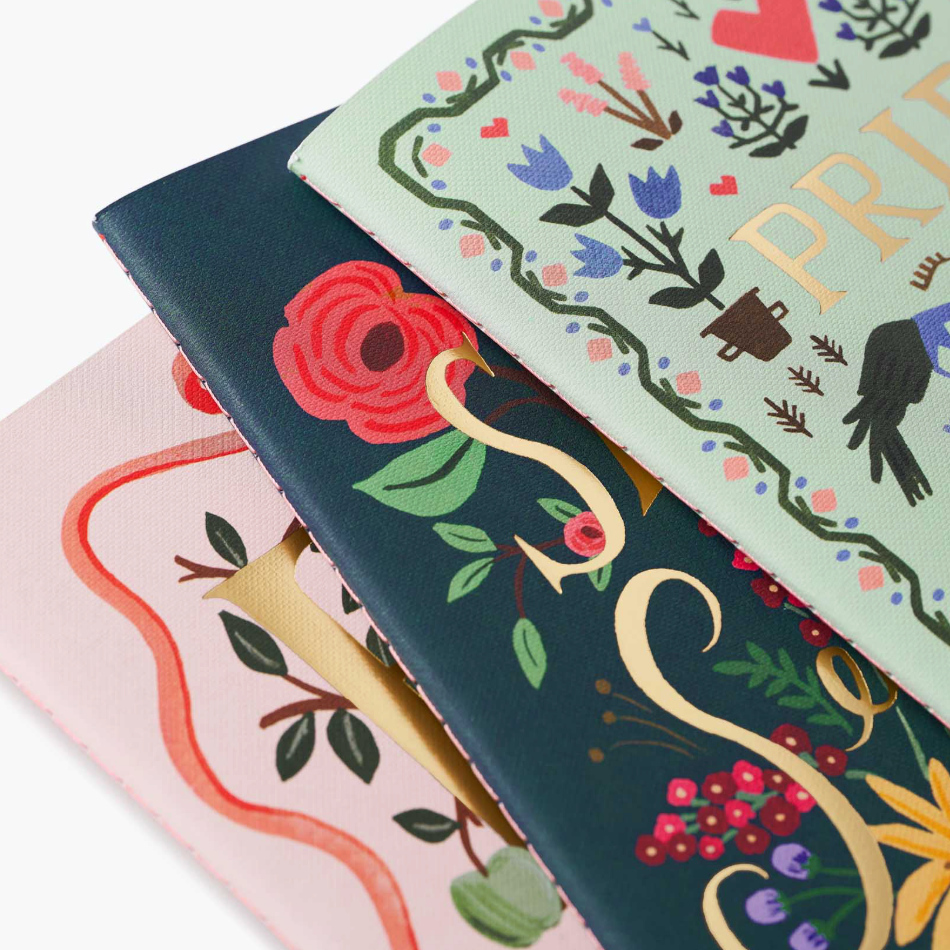 Rifle Paper Co: Stitched Notebook Set
