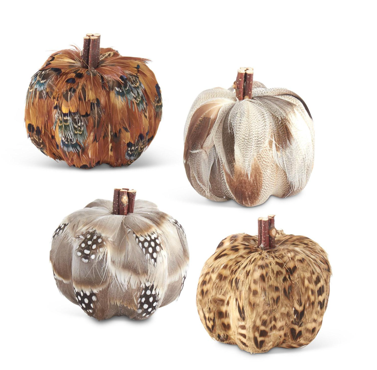 Feather Pumpkins
