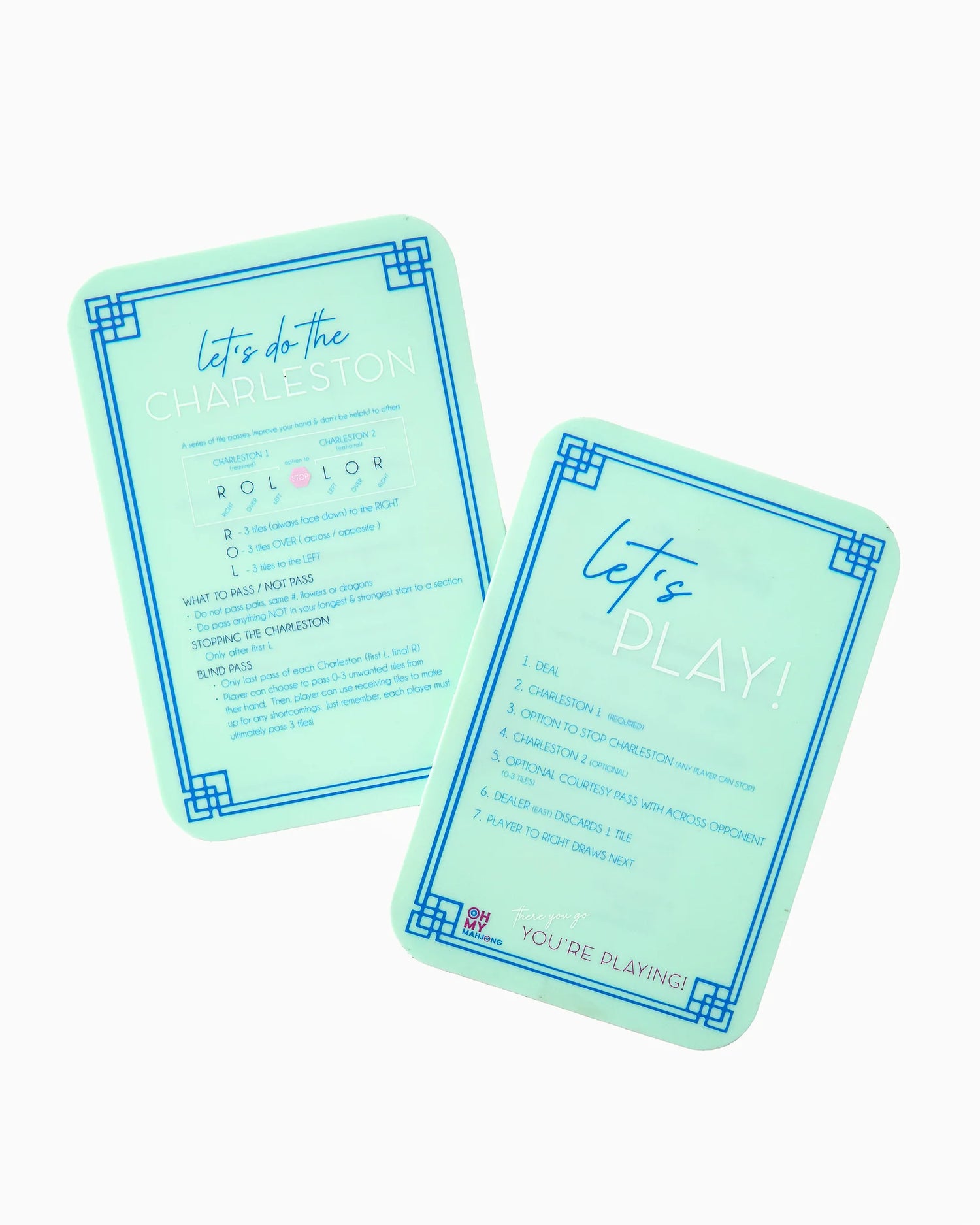 Mint Mahjong Tiles Shuffler
