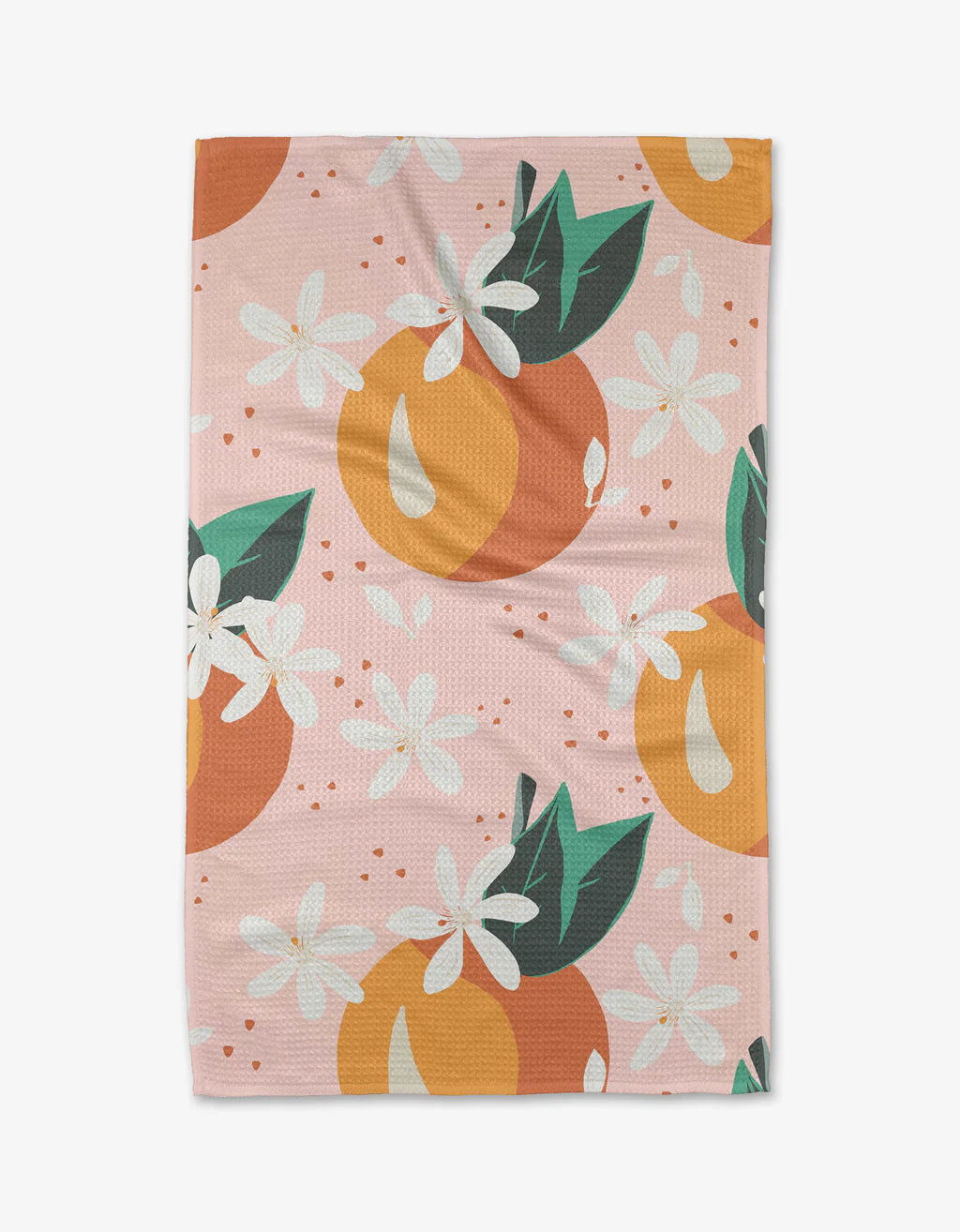 Just Peachy Geometry Tea Towel