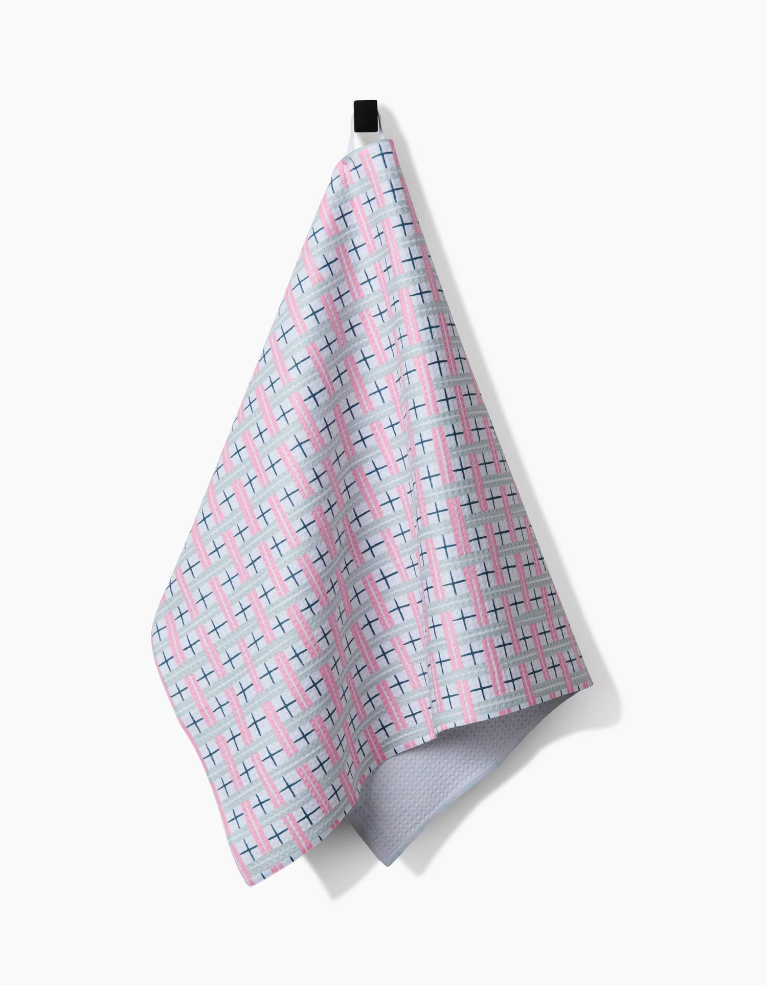 Spring Cottage Plaid Geometry Tea Towel