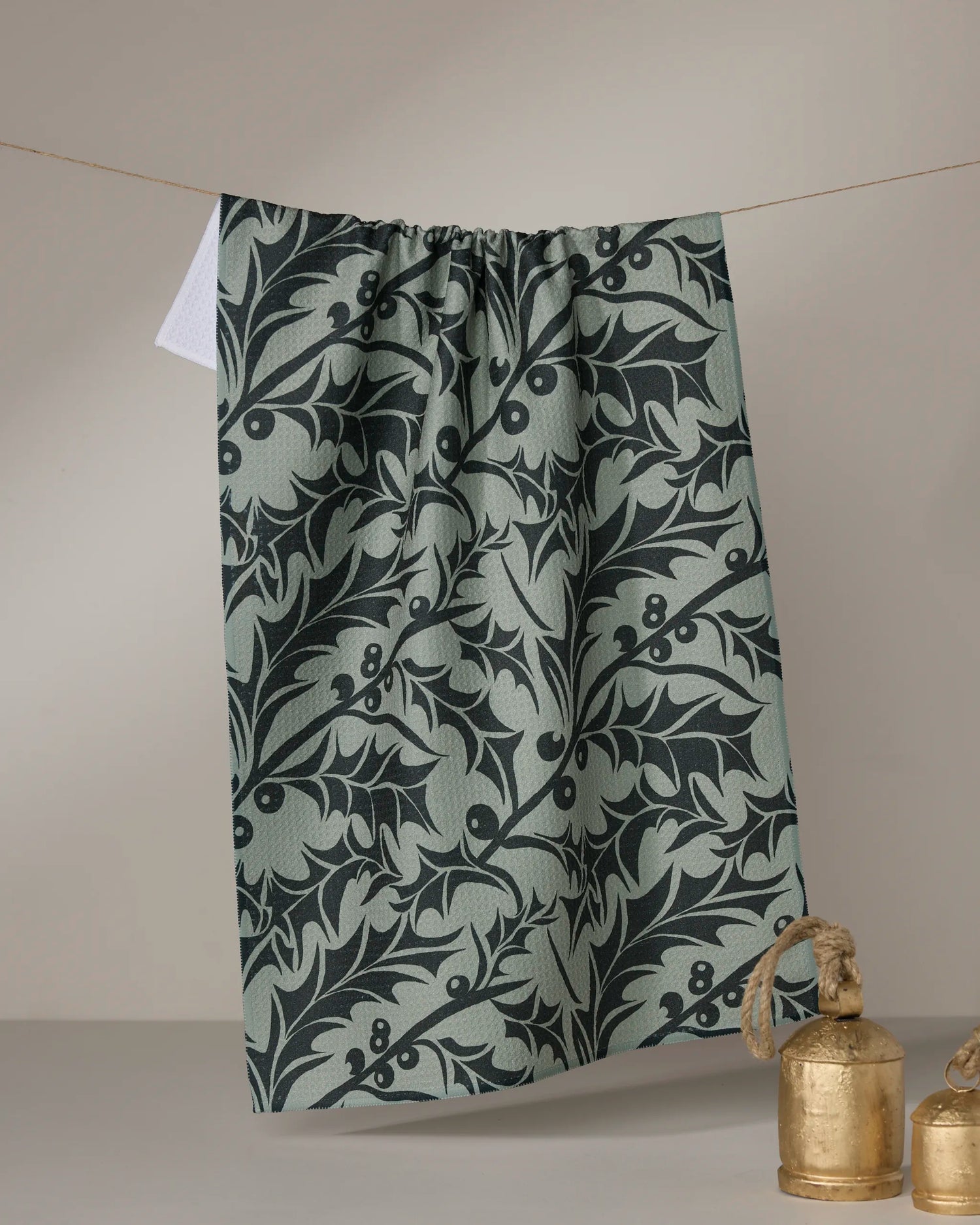 Winter Foilage Tea Towel