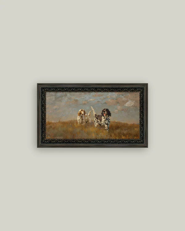 Two Hill-Top Setters Print