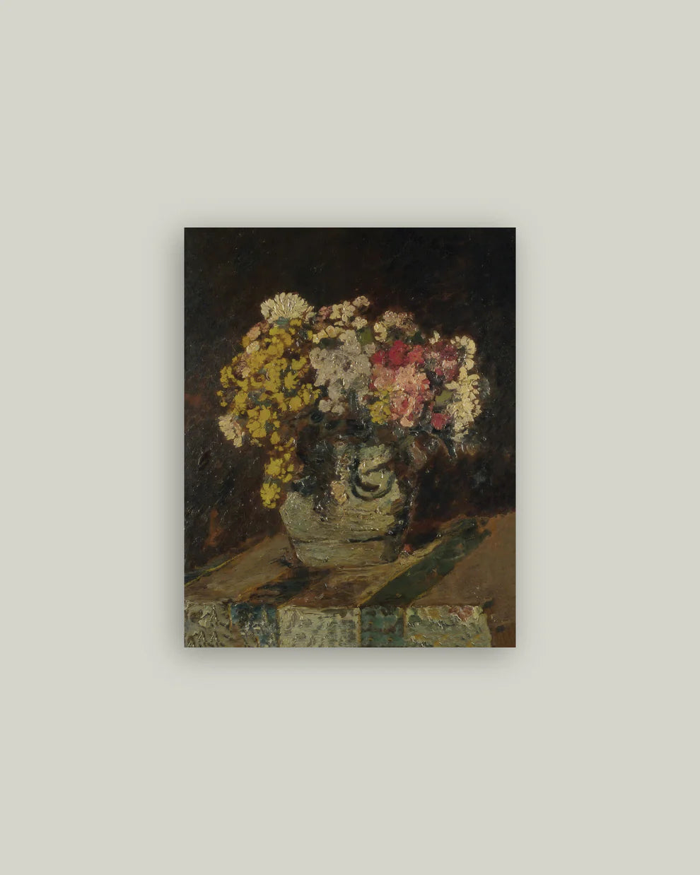 Vase of Pink and Yellow Flowers ArtBoard