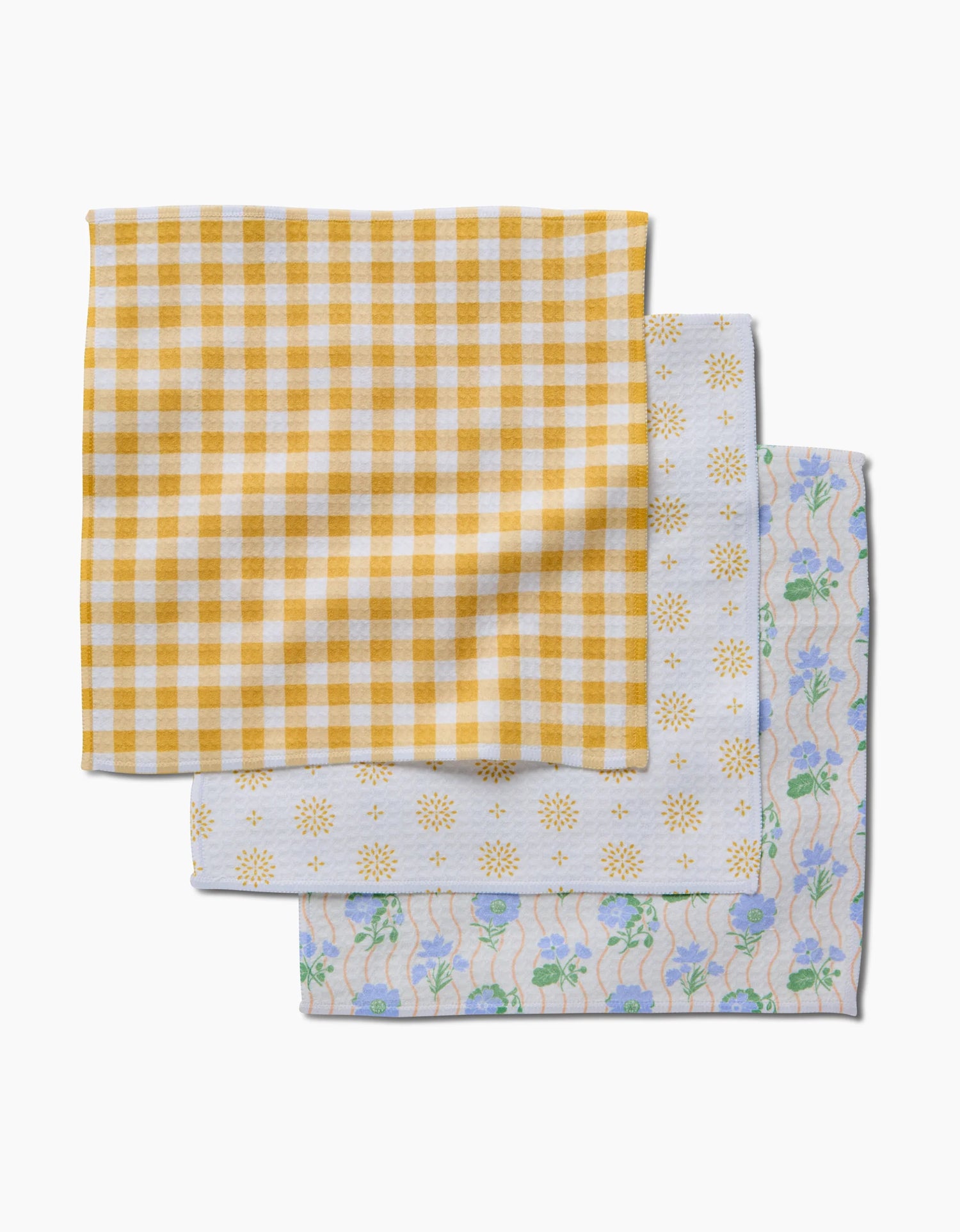 Spring Morning Luxe Wash Cloth Geometry