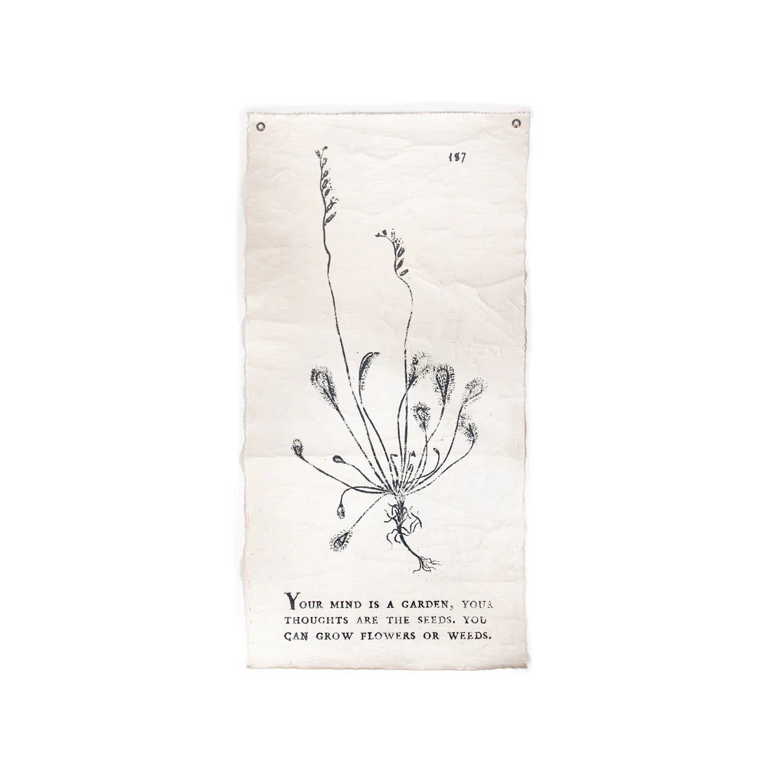 Your Mind Is A Garden Wall Hanging