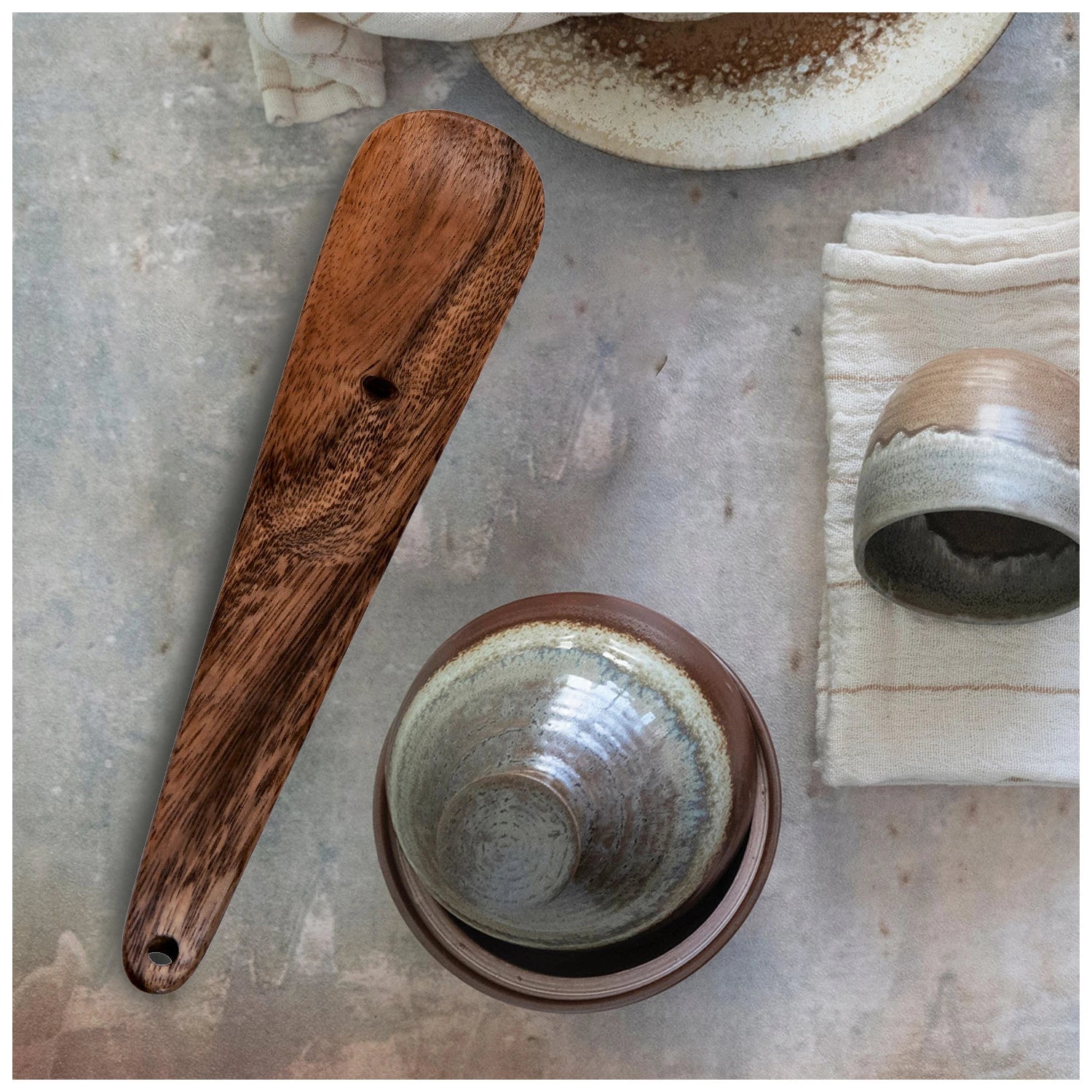 Acacia Wood Scoop