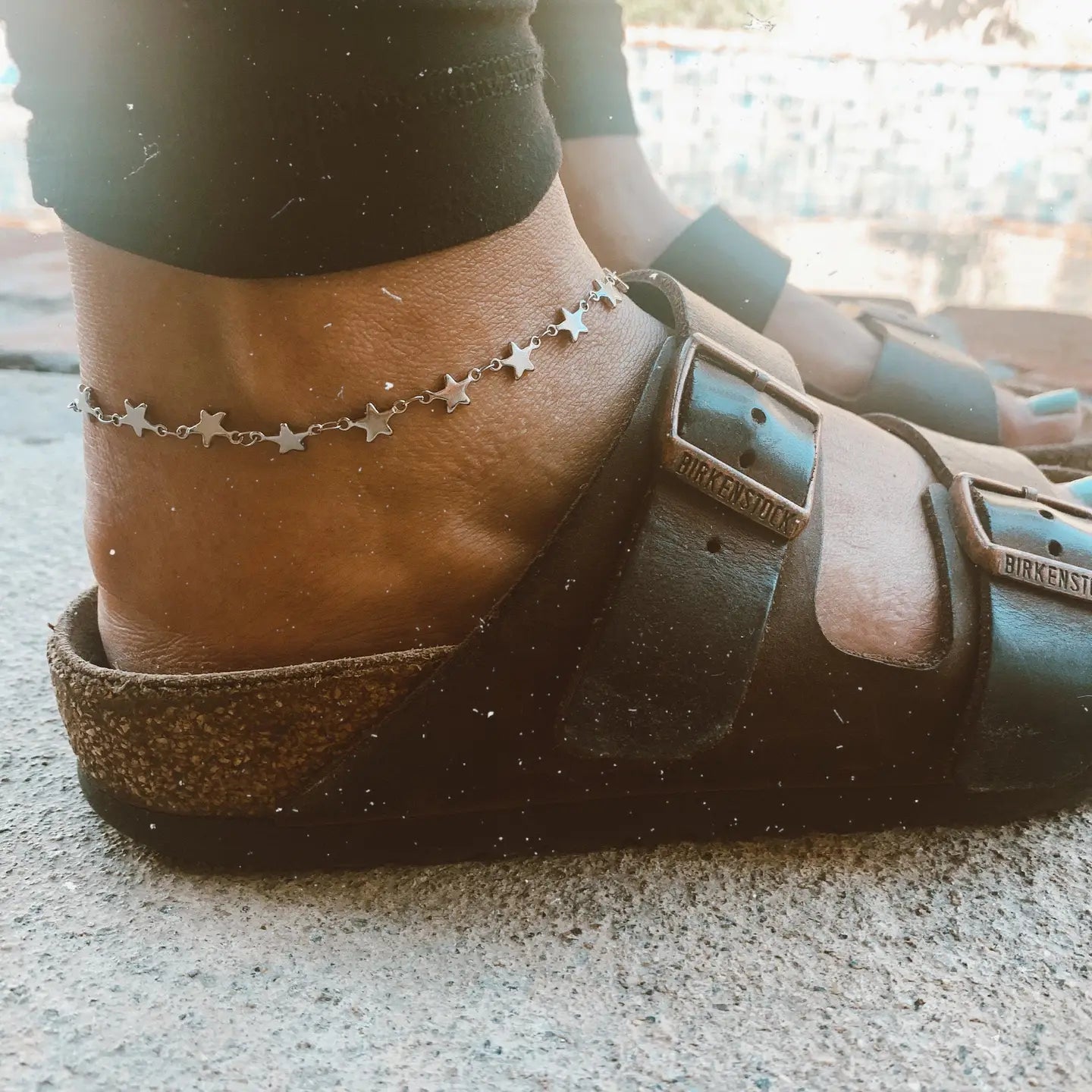 Star Chain Link Anklet