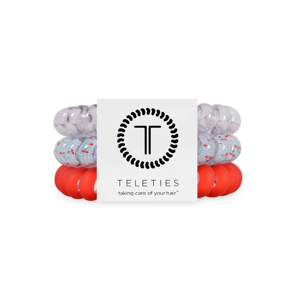 Basket of Cherries Teleties Hair Ties