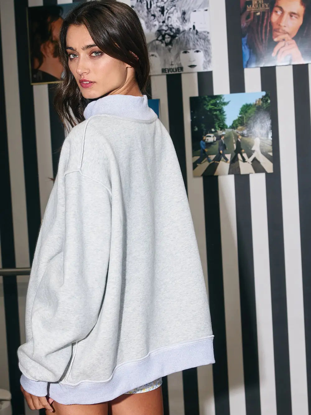 Tennessee Embroidered Mock Neck